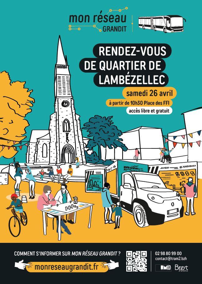 affiche rdv de quartier Lambé